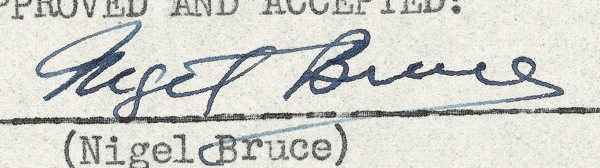 Lot 954 Nigel Bruce