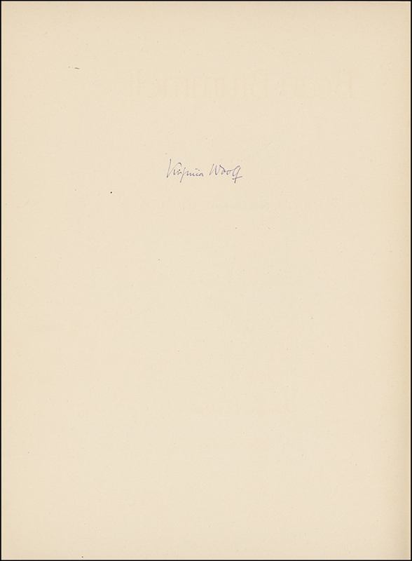 Lot 632 Virginia Woolf