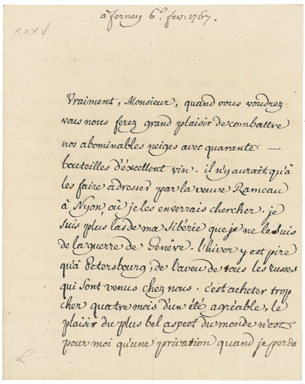 Lot 622 François-Marie Arouet Voltaire