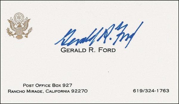 Lot 48 Gerald Ford