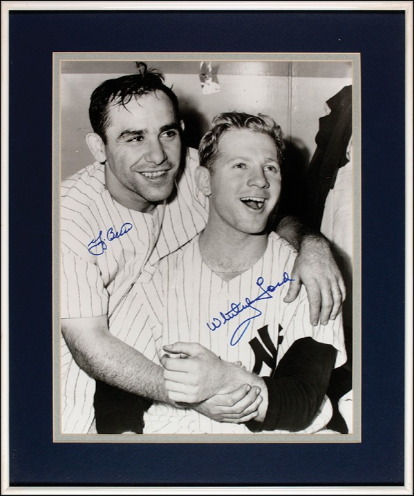 Lot 1313 Yogi Berra and Whitey Ford