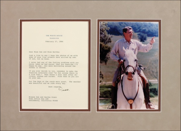 Lot 124 Ronald Reagan