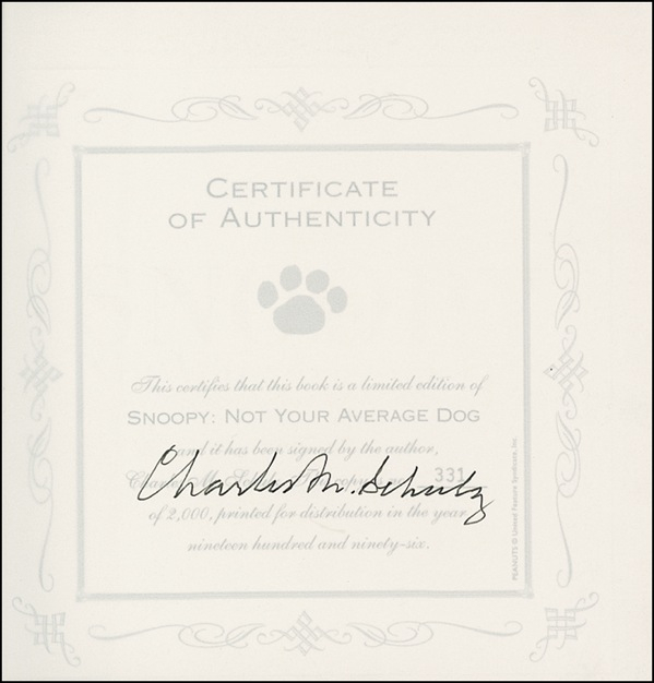 Lot 662 Charles Schulz