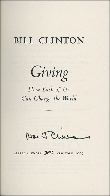 Lot 27 Bill Clinton