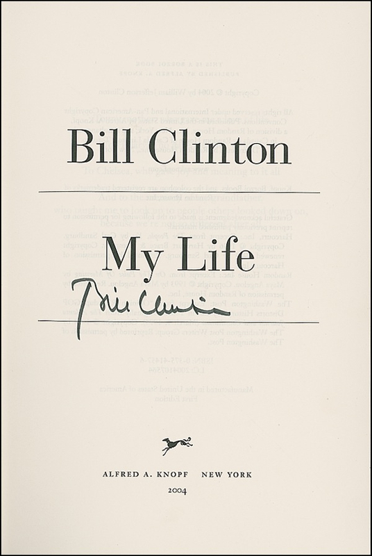 Lot 24 Bill Clinton and Monica Lewinsky