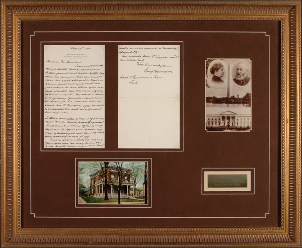 Lot 60 Benjamin Harrison