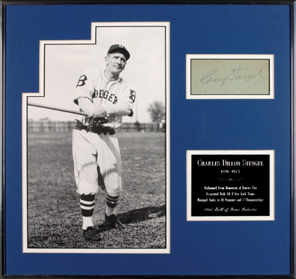 Lot 1520 Casey Stengel