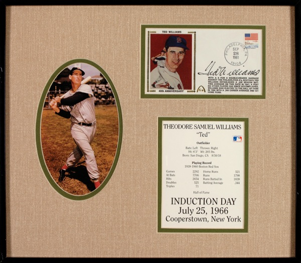 Lot 1541 Ted Williams