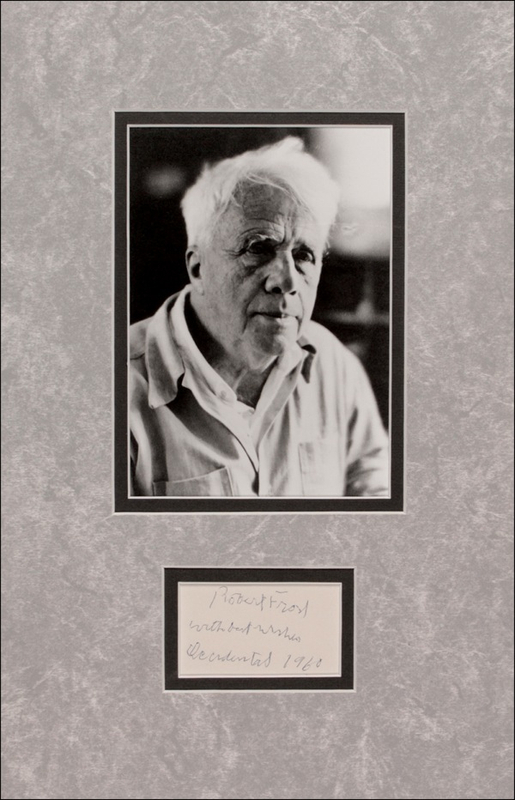 Lot 549 Robert Frost