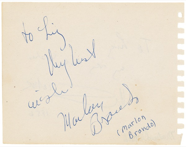 Lot 950 Marlon Brando