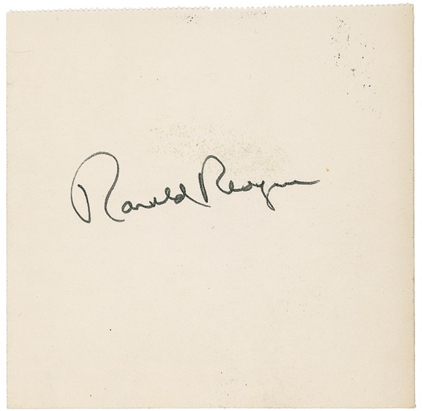 Lot 128 Ronald Reagan