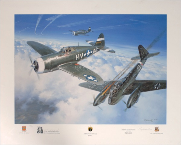 Lot 392 Gabby Gabreski and Tex Hill