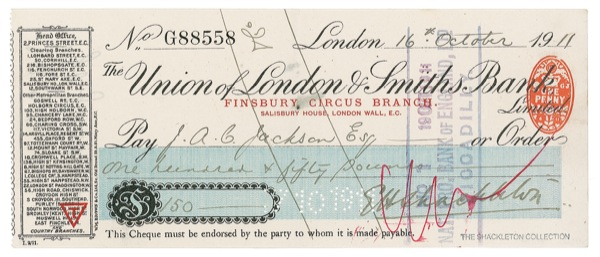 Lot 350 Ernest Shackleton