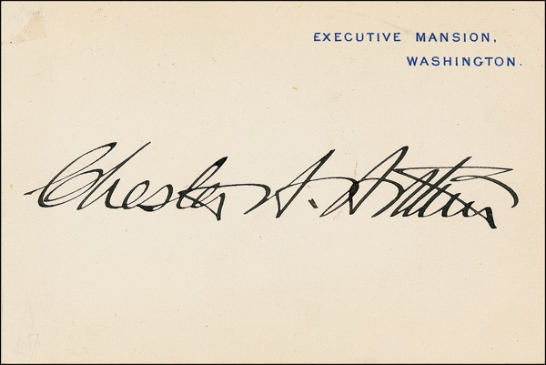 Lot 2 Chester A. Arthur
