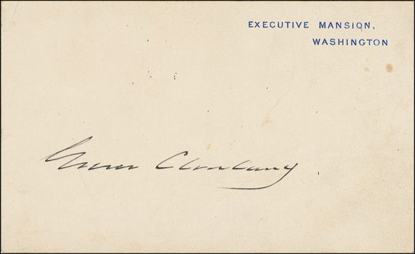 Lot 21 Grover Cleveland