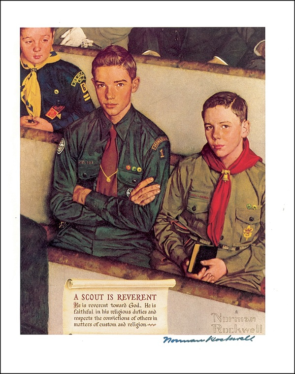Lot 599 Norman Rockwell