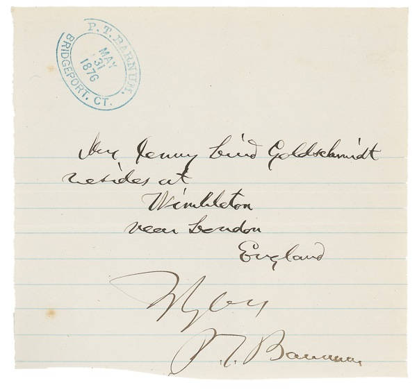 Lot 927 P. T. Barnum