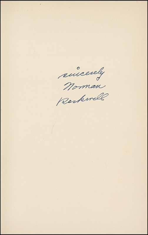 Lot 601 Norman Rockwell