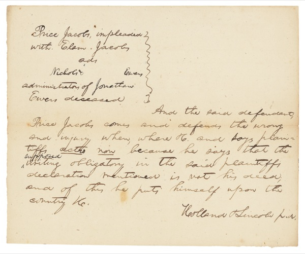 Lot 99 Abraham Lincoln
