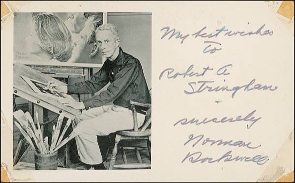 Lot 602 Norman Rockwell