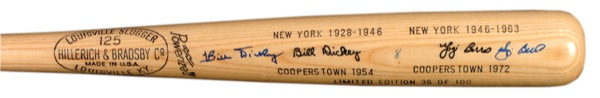 Lot 1312 Yogi Berra and Bill Dickey