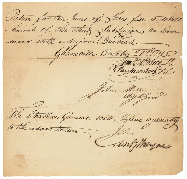 Lot 429 Anthony Wayne