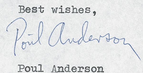Lot 524 Poul Anderson