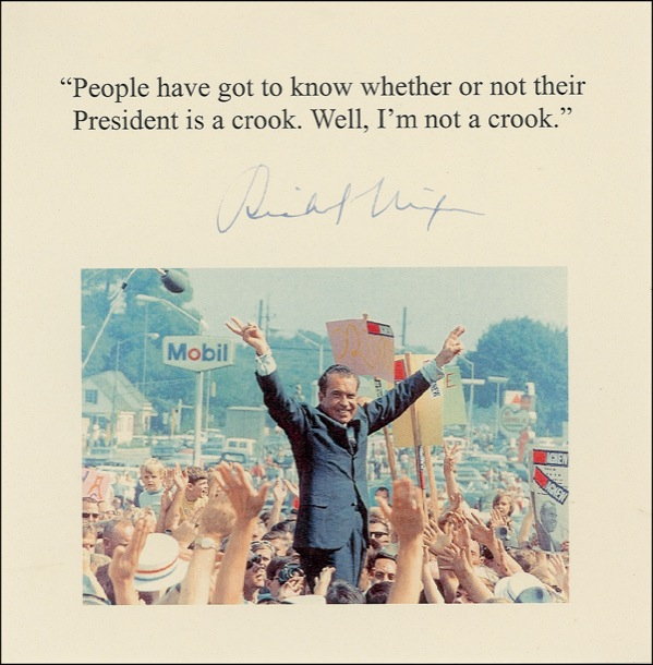Lot 116 Richard Nixon