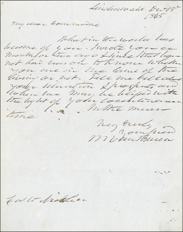 Lot 171 Martin Van Buren
