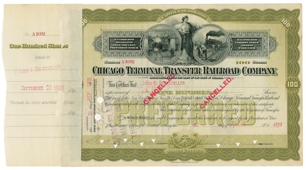 Lot 344 John D. Rockefeller