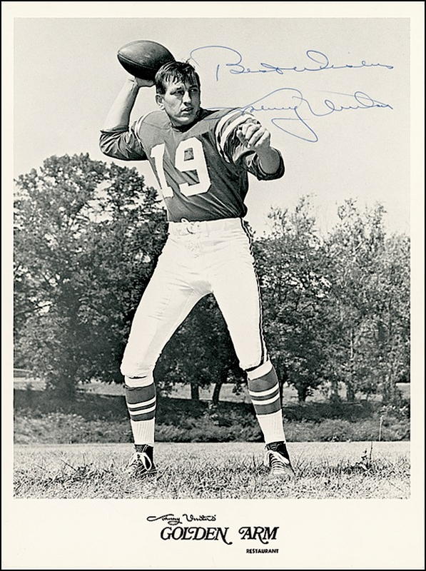 Lot 1529 Johnny Unitas