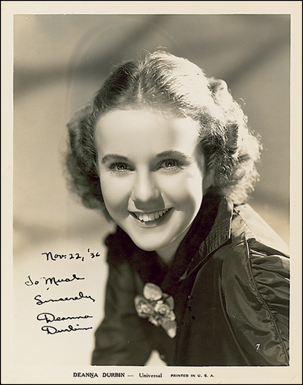 Lot 1002 Deanna Durbin