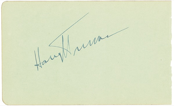 Lot 159 Harry and Bess Truman