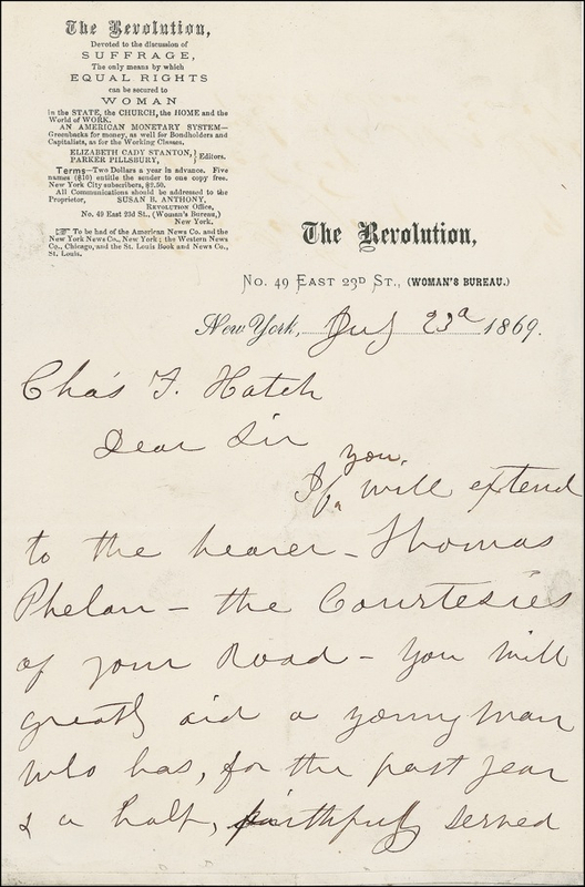 Lot 180 Susan B. Anthony