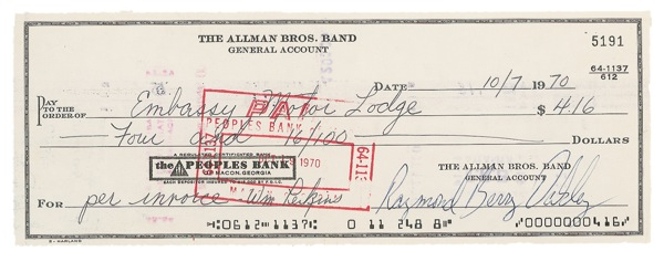 Lot 677 Duane Allman and Berry Oakley