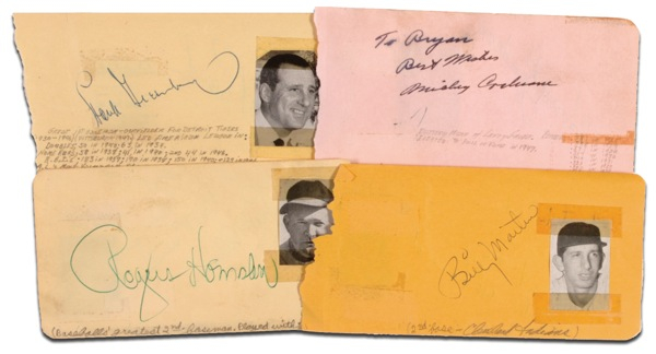 Lot 1304 Baseball Greats