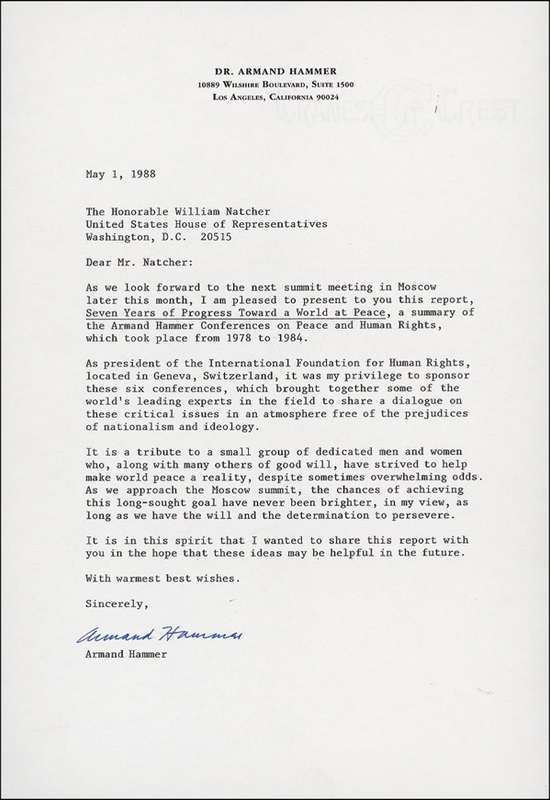 Lot 284 Armand Hammer