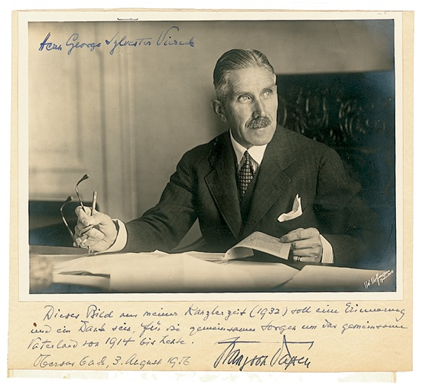 Lot 338 Franz von Papen