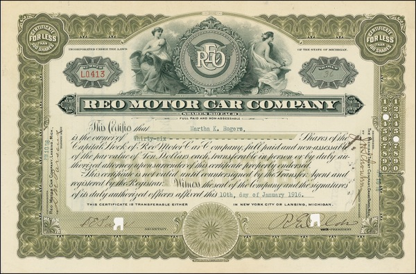 Lot 334 Ransom E. Olds