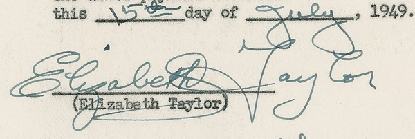 Lot 1233 Elizabeth Taylor