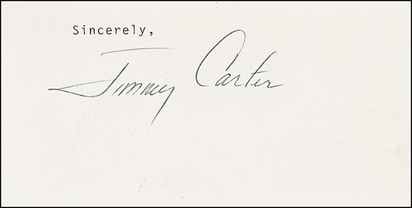 Lot 17 Jimmy Carter