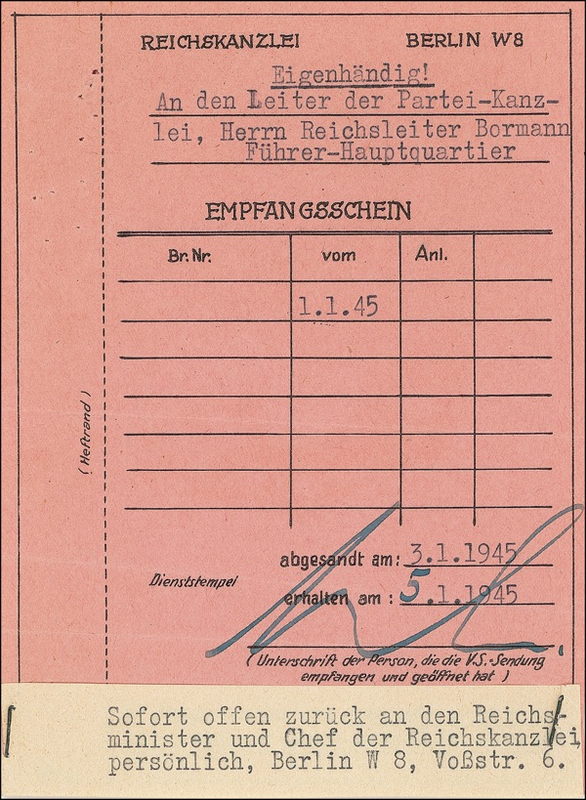 Lot 383 Martin Bormann