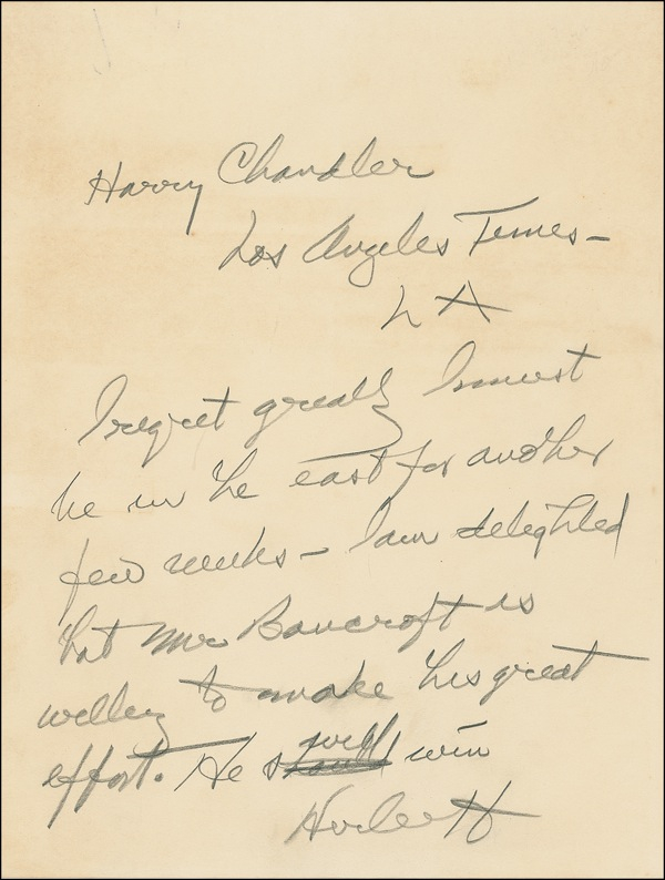 Lot 78 Herbert Hoover