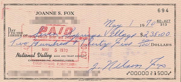 Lot 1367 Nellie Fox