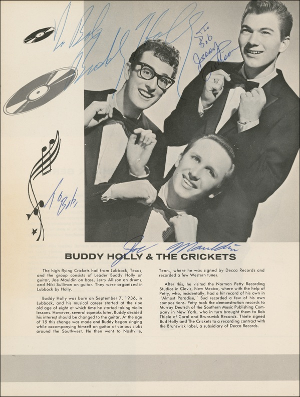 Lot 793 Buddy Holly and the Crickets