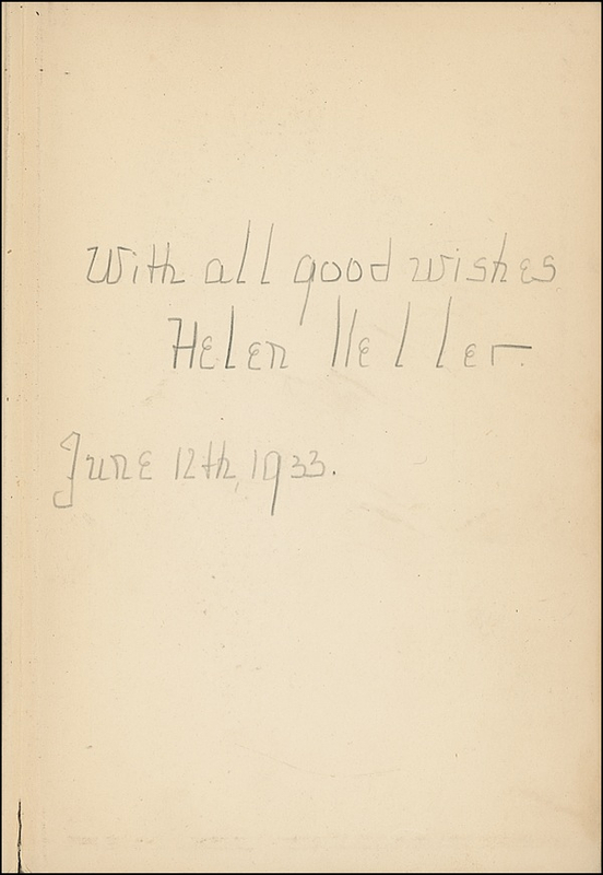 Lot 305 Helen Keller