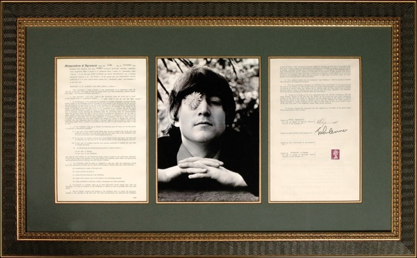 Lot 684 Beatles: John Lennon and Neil Aspinall