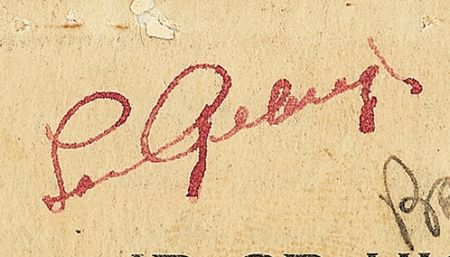 Lot #1372 Lou Gehrig - Image 1
