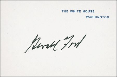 Lot #45 Gerald Ford - Image 1