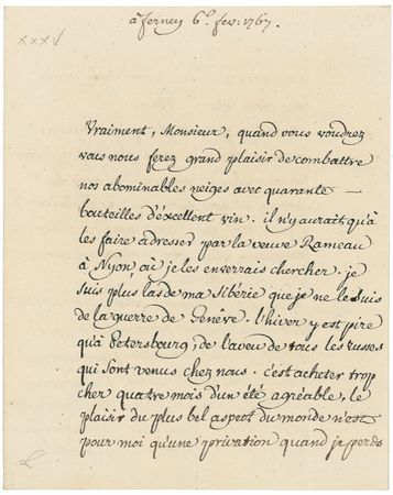 Lot #622 François-Marie Arouet Voltaire - Image 1